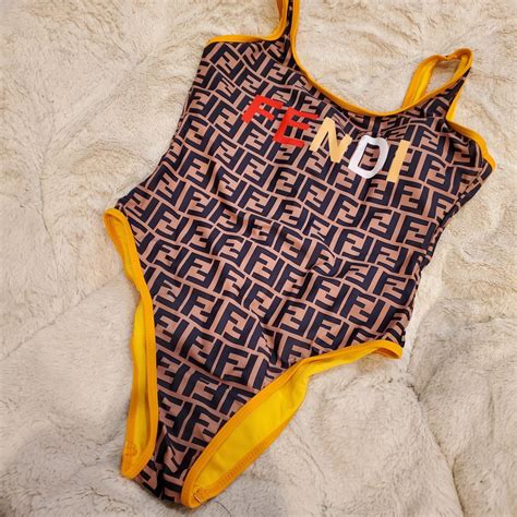 fendi xl 1 piece swimsuit.